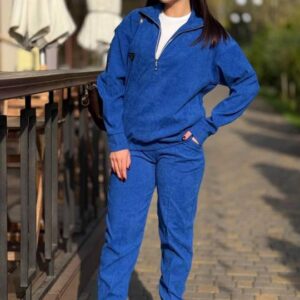 Жіночий вельветовий спортивний костюм